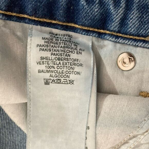 True Religion Jeans Men’s 38 Blue Rocco Distressed Denim Relaxed Skinny #10438 - Picture 9 of 13